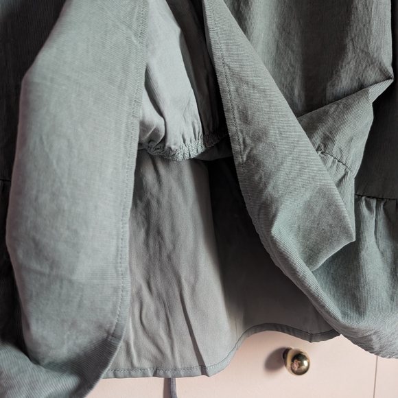 American Eagle Outfitters Teal Long Sleeve Dress - Picture 8 of 9